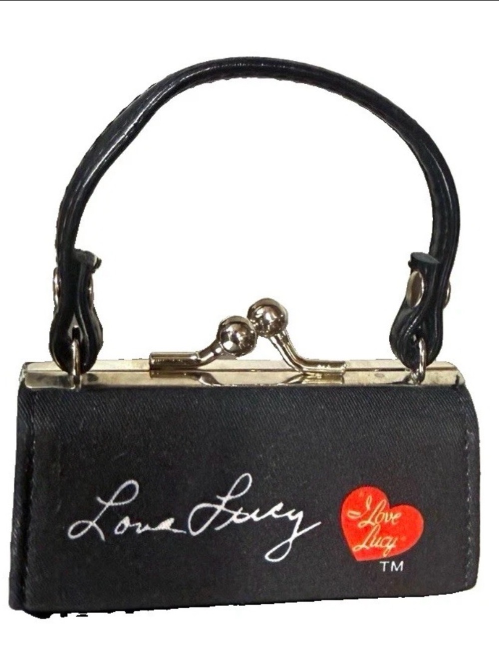 Vintage Style I Love Lucy Kisslock Mini Bag Coin Purse Collectible
